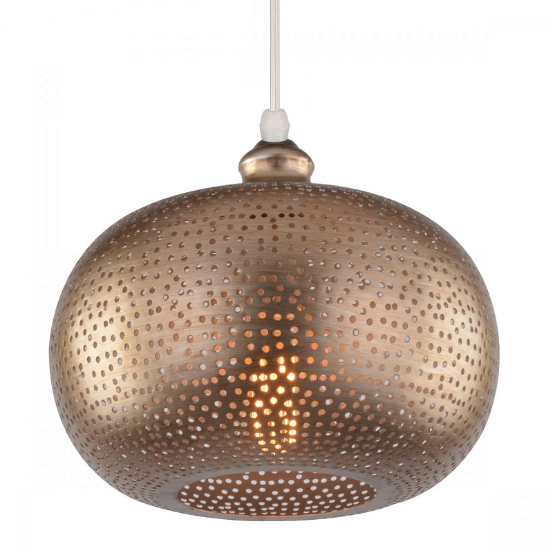 Подвесной светильник perforation oriental ornament sphere Золотой во Владивостоке | Loft Concept 