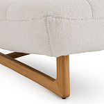 Кресло с обивкой букле Lino White  Boucle Armchair варинант исполнения - 5 | Loft Concept во Владивостоке