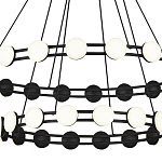 Люстра двухъярусная с круглыми светодиодными источниками света Maxine Light варинант исполнения - 5 | Loft Concept во Владивостоке