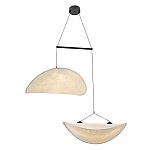 Подвесной светильник с белыми плафонами в форме облака Диаметр 60+60 см Cloud Junction варинант исполнения - 1 | Loft Concept во Владивостоке