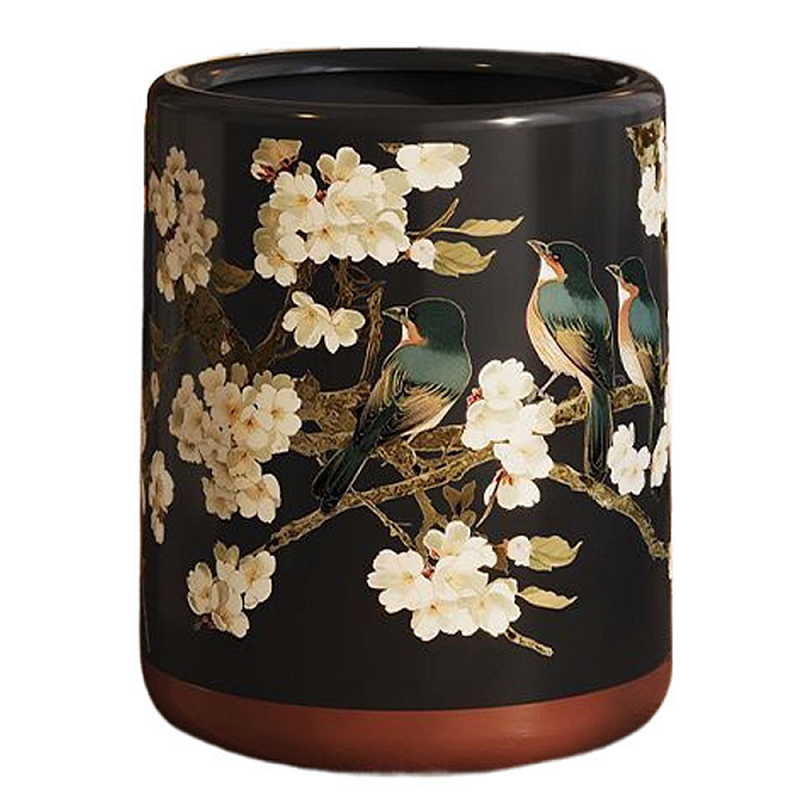 Мусорное ведро в китайском стиле Flower Trash Can Мульти Мусорное ведро в китайском стиле Flower Trash Can Мульти во Владивостоке | Loft Concept