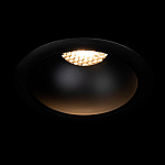 Встраиваемый спот светодиодный круглый черного цвета с углублением Ombra Lux  варинант исполнения - 1 | Loft Concept во Владивостоке