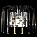 Бра цвета никель с изогнутыми хрустальными элементами Radiant Ribbons варинант исполнения - 1 | Loft Concept во Владивостоке