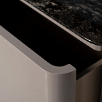 Тумба под телевизор с мраморной столешницей Presentability варинант исполнения - 4 | Loft Concept во Владивостоке