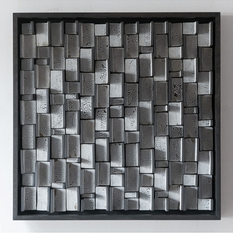 Абстрактное Объемное Панно Industrial panel Travers Coals Серый во Владивостоке | Loft Concept 