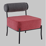 Кресло Ponpoun тёмно-серый бордо варинант исполнения - 1 | Loft Concept во Владивостоке