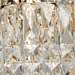 Потолочный светильник круглый с прозрачными подвесками Lunet варинант исполнения - 5 | Loft Concept во Владивостоке