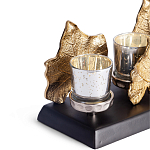 Подсвечник Cozy Light с декором кленовыми листьями варинант исполнения - 2 | Loft Concept во Владивостоке