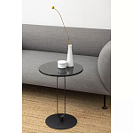 Кофейный столик черный круглый Graceful Base варинант исполнения - 1 | Loft Concept во Владивостоке