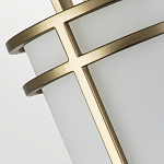 Бра с геометрическим каркасом и матовым белым цилиндрическим плафоном Feiss варинант исполнения - 2 | Loft Concept во Владивостоке