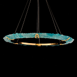 Люстра в форме кольца с цветочным декором Warm Heavenly Light варинант исполнения - 5 | Loft Concept во Владивостоке