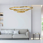 Люстра подвесная с 3-мя ассиметричными светодиодными лампами Golden Current варинант исполнения - 2 | Loft Concept во Владивостоке