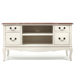 ТВ-тумба из массива берёзы с ящиками и открытыми полками Interiors Romance варинант исполнения - 1 | Loft Concept во Владивостоке