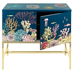 Буфет ручная роспись в морском стиле Cabinet Fondo Marino  варинант исполнения - 3 | Loft Concept во Владивостоке
