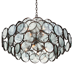 Люстра с каскадом из круглых стеклянных дисков Small Round Sequins варинант исполнения - 2 | Loft Concept во Владивостоке