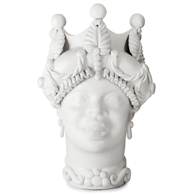 Ваза Vase Moro Lady Baroque White Matt Белый Ваза Vase Moro Lady Baroque White Matt Белый во Владивостоке | Loft Concept