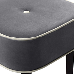 Квадратный мягкий пуф на черных ножках Winton Pouf Square варинант исполнения - 22 | Loft Concept во Владивостоке