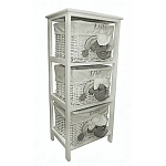 Стеллаж для детской с животными с плетенными корзинами Cute Elephant варинант исполнения - 2 | Loft Concept во Владивостоке