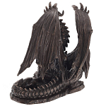Декоративная статуэтка Дракон Dragon Dark Bronze Statuette варинант исполнения - 4 | Loft Concept во Владивостоке