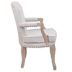 Кресло Aubrey Classical Armchair beige flax варинант исполнения - 2 | Loft Concept во Владивостоке