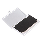 Визитница карманная металлическая с накладкой из натурального камня Апатит Stone Business Card Holders варинант исполнения - 3 | Loft Concept во Владивостоке