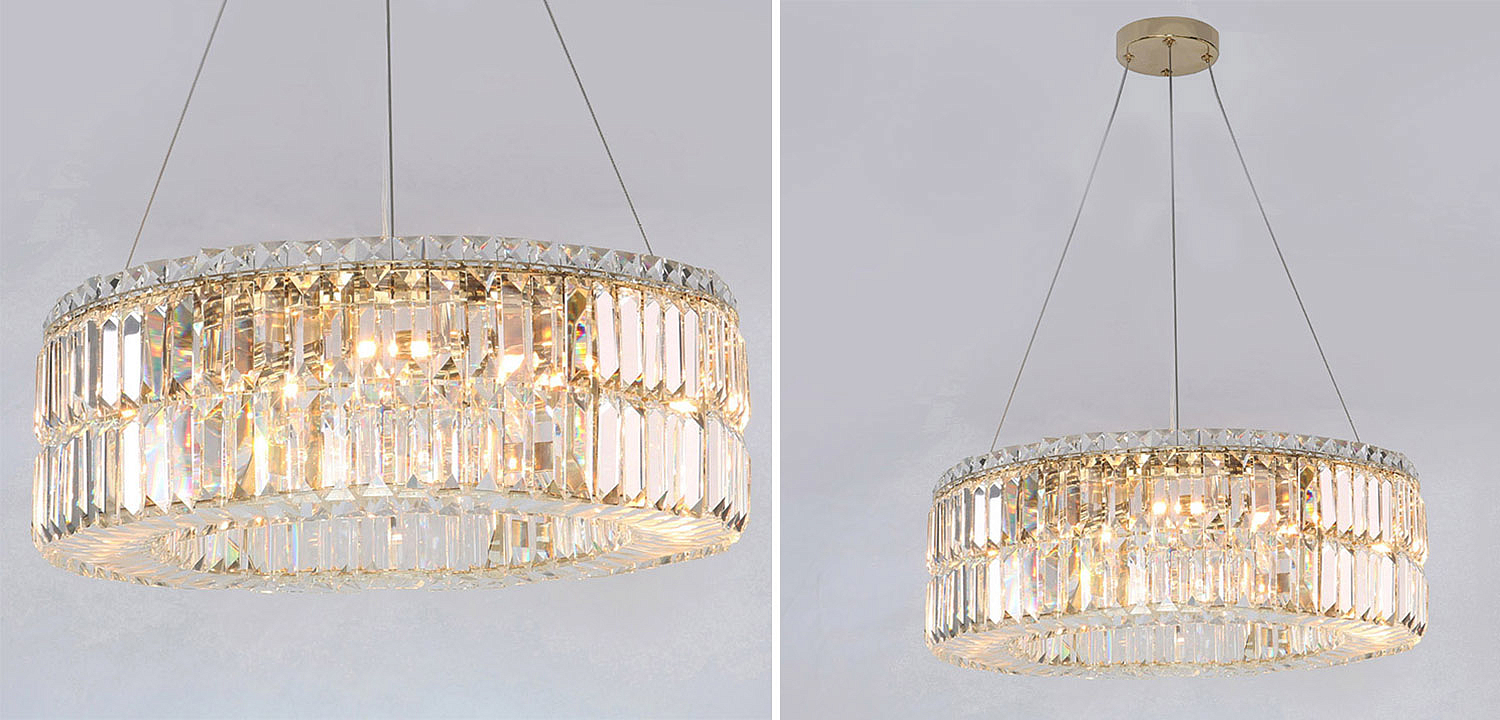 Люстра Darleen Crystal Gold Chandelier 12 Люстра Darleen Crystal Gold Chandelier 12 - Loft-Concept во Владивостоке