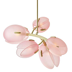 Дизайнерский Светильник Lilly Pink Tulip Lamp розовый плафон  варинант исполнения - 1 | Loft Concept во Владивостоке