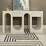 Белая консоль с ящиками Endor White варинант исполнения - 1 | Loft Concept во Владивостоке