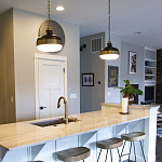 Подвесной светильник с круглым белым плафоном в индустриальном стиле Feiss варинант исполнения - 6 | Loft Concept во Владивостоке