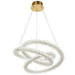 Фигурная люстра украшенная кристаллами из хрусталя Gilbertine Crystals Twisted Chandelier варинант исполнения - 2 | Loft Concept во Владивостоке