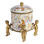 Шкатулка на ангелах из фарфора с бронзовыми элементам Eden Garden варинант исполнения - 2 | Loft Concept во Владивостоке