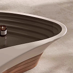 Журнальный столик фигурный со стеклянной столешницей Table Drop варинант исполнения - 4 | Loft Concept во Владивостоке