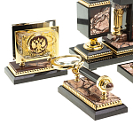 Настольный письменный набор из яшмы Manager Organizer варинант исполнения - 3 | Loft Concept во Владивостоке