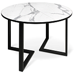 Стол обеденный раздвижной со столешницей белый мрамор Magali варинант исполнения - 1 | Loft Concept во Владивостоке