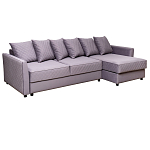 Диван трехместный раскладной Giorgio Sofa серый варинант исполнения - 1 | Loft Concept во Владивостоке