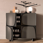 Дизайнерский комод с декоративными элементами на дверках Trilogy варинант исполнения - 1 | Loft Concept во Владивостоке