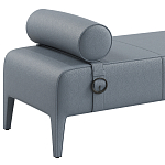 Кушетка Cuba из натуральной кожи с валиком  варинант исполнения - 3 | Loft Concept во Владивостоке