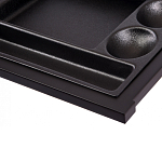 Письменный стол с 2-мя чёрными выдвижными ящиками и нишей с цветными разделителями Ballan варинант исполнения - 5 | Loft Concept во Владивостоке