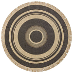 Ковер из комбинированного состава с узором Circles of goodness варинант исполнения - 1 | Loft Concept во Владивостоке