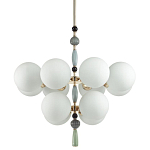 Люстра со вставками из керамики SkyEast 12 ламп варинант исполнения - 1 | Loft Concept во Владивостоке