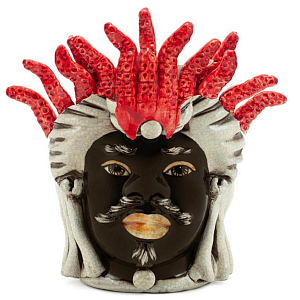 Ваза Vase Moro Man Small Medusa Red