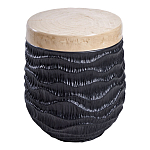 Приставной столик с фактурой под натуральное дерево Immortality варинант исполнения - 1 | Loft Concept во Владивостоке