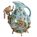 Кувшин с птичкой и  цветочным рисунком Blue Garden варинант исполнения - 1 | Loft Concept во Владивостоке