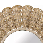 Зеркало круглое в плетеной раме Reed Mirror варинант исполнения - 2 | Loft Concept во Владивостоке