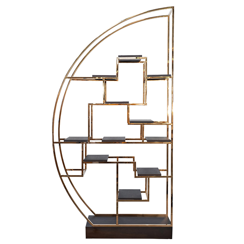 Стеллаж полусфера Golden Sail Розовое золото Коричневый Стеллаж полусфера Golden Sail Розовое золото Коричневый во Владивостоке | Loft Concept