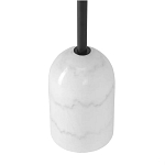 Кофейный столик с круглой чёрной столешницей и мраморным основанием Exquisite Practicality варинант исполнения - 3 | Loft Concept во Владивостоке