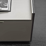 Дизайнерский комод серый с глянцевым фасадом Darren варинант исполнения - 1 | Loft Concept во Владивостоке