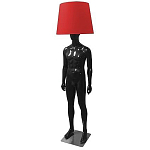 Лампа MALE MANNEQUIN LAMP с абажуром открытый позинг варинант исполнения - 1 | Loft Concept во Владивостоке