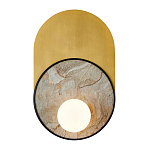 Бра с каменным диском в металлической раме Sandstone Painting варинант исполнения - 1 | Loft Concept во Владивостоке