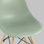 Пластиковый стул на ножках из массива бука Eames Mint варинант исполнения - 7 | Loft Concept во Владивостоке